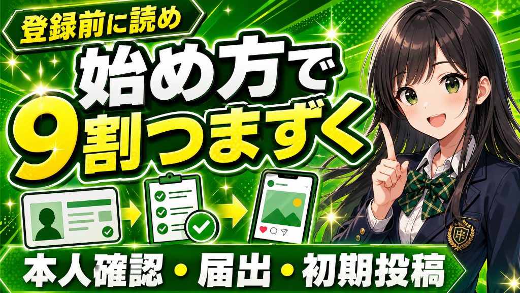 myfansの始め方|本人確認・届出・初期投稿の準備