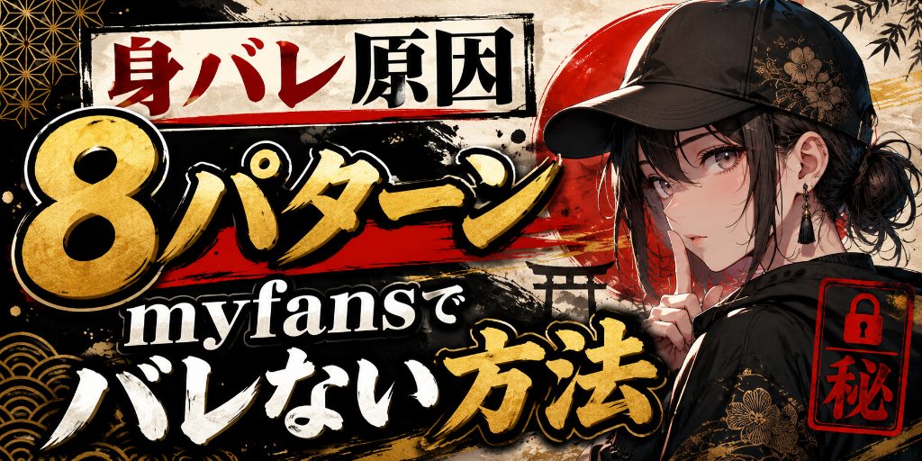 【身バレの原因8パターン】myfansで身バレしない方法を全部書く|顔・声・背景・ほくろ・住民税、バレた子は全員ここから割れた