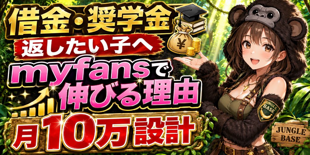 myfansで借金・奨学金返済を考える前に|収益計画の立て方