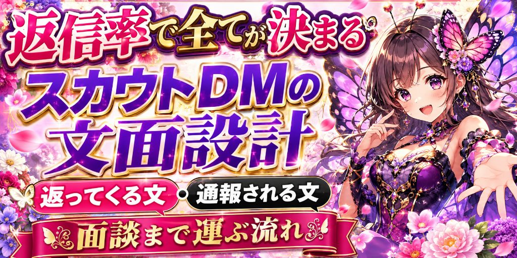 スカウトDMの文面設計|返信・面談につなげる書き方と注意点